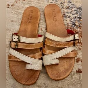 Bed|Stu Soto Strappy Slide Sandals
